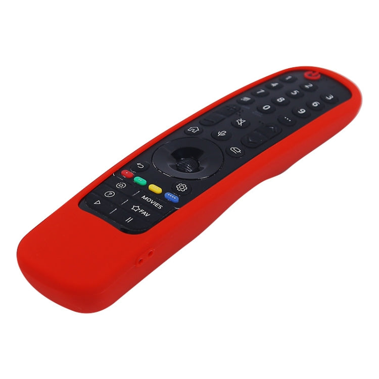 For LG MR21GA/MR21GC 2pcs Remote Control Silicone Case(Red) - Remote Control Covers by buy2fix | Online Shopping UK | buy2fix
