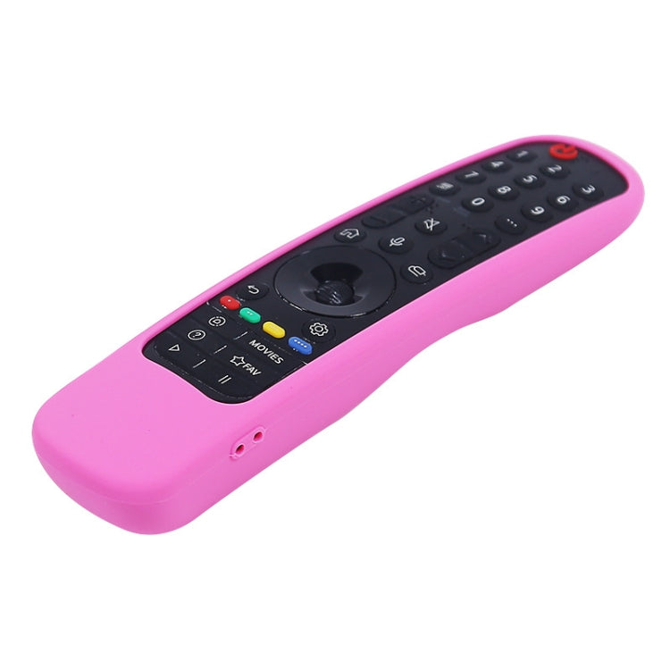 For LG MR21GA/MR21GC 2pcs Remote Control Silicone Case(Pink) - Remote Control Covers by buy2fix | Online Shopping UK | buy2fix