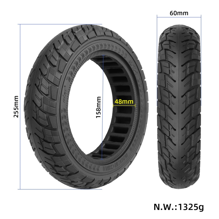 For Ninebot Max G30 10 X 2.5 Inch (60/70-6.5) Scooter Solid Rubber Tire Black - Accessories & Parts by buy2fix | Online Shopping UK | buy2fix