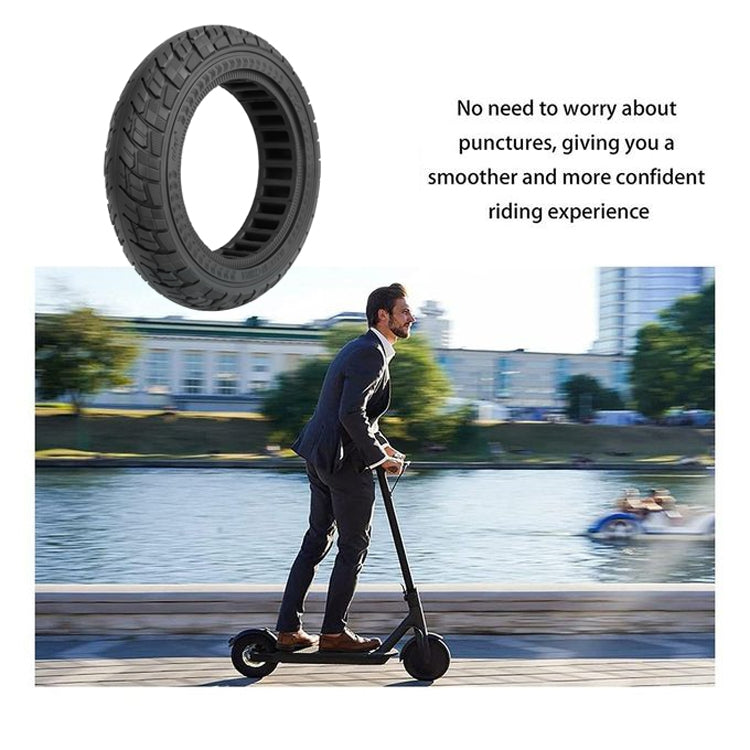 For Ninebot Max G30 10 X 2.5 Inch (60/70-6.5) Scooter Solid Rubber Tire Black - Accessories & Parts by buy2fix | Online Shopping UK | buy2fix