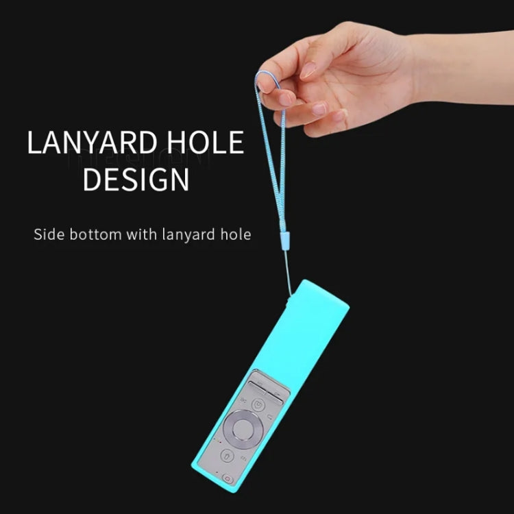 For Samsung BN-Q789FC 2pcs Remote Control Dustproof Silicone Case(Luminous Blue) by buy2fix