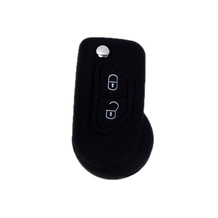 For Citroen C5/Elysee 2pcs Silicone Key Protector(Black) - Car Key Cases by buy2fix | Online Shopping UK | buy2fix