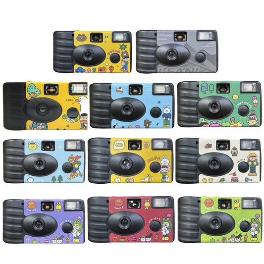 27pcs LFANI Retro Film Camera Waterproof Cartoon Decorative Stickers without Camera by buy2fix