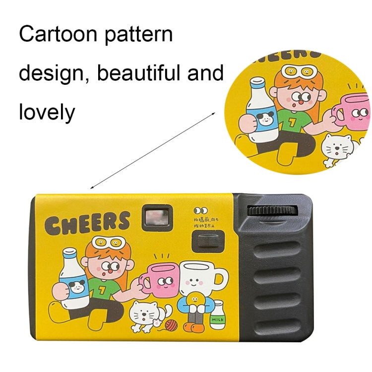 27pcs Holidays Retro Film Camera Waterproof Cartoon Decorative Stickers without Camera - Children Cameras by buy2fix | Online Shopping UK | buy2fix