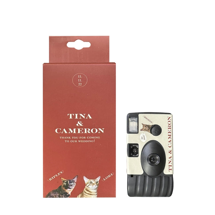 27pcs Friend Retro Film Camera Waterproof Cartoon Decorative Stickers without Camera by buy2fix