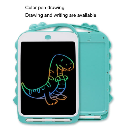 10 inch Cartoon Dinosaur LCD Writing Board Colorful Children Painting Board(Light Blue) - by buy2fix | Online Shopping UK | buy2fix