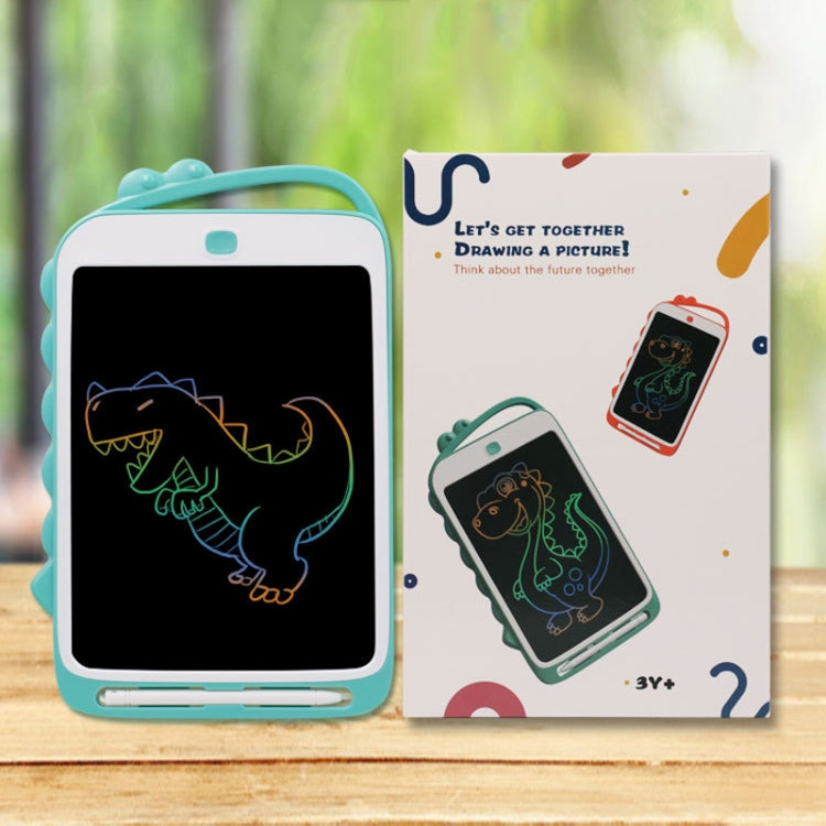 10 inch Cartoon Dinosaur LCD Writing Board Colorful Children Painting Board(Light Blue) - by buy2fix | Online Shopping UK | buy2fix