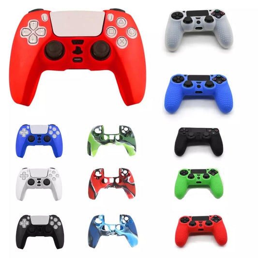 For PS5 Controller Silicone Case Protective Cover, Product color: Camouflage Green by buy2fix