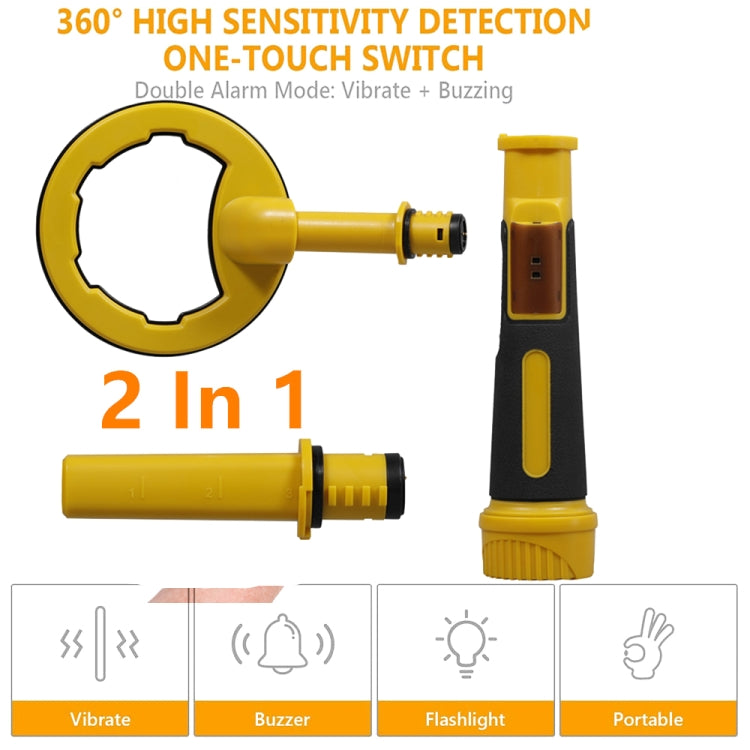 2 In 1 Underwater Metal Detector IP68 Waterproof 60m Submersible Detector - Metal Detector by buy2fix | Online Shopping UK | buy2fix