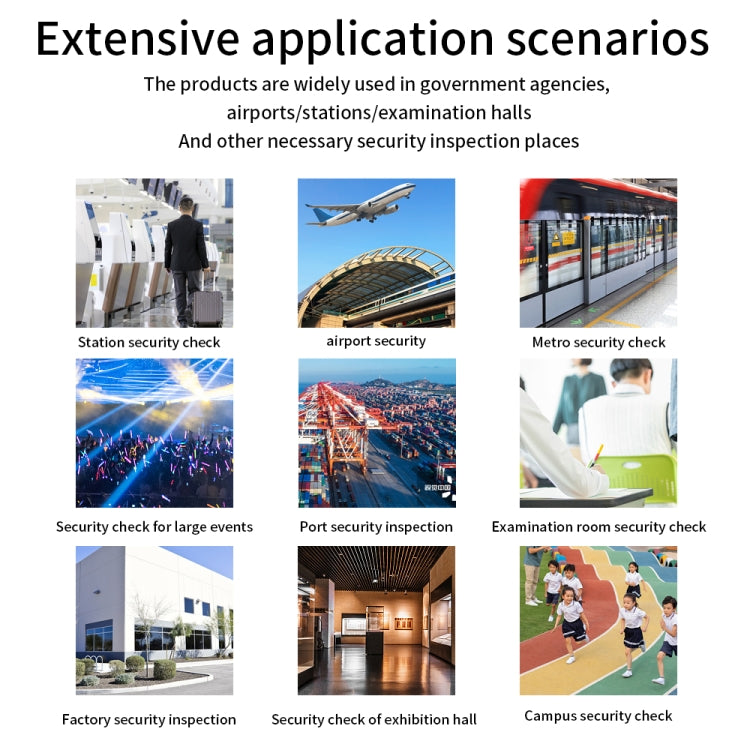 ESH-10 Handheld Metal Detector Product Security Detection Detector - Metal Detector by buy2fix | Online Shopping UK | buy2fix
