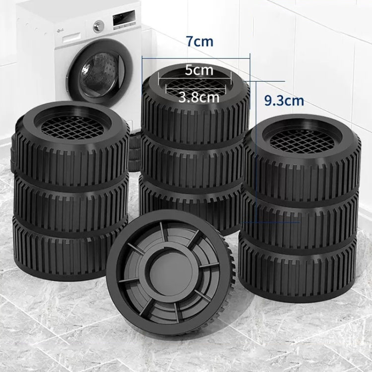 4pcs Three-layer JDY-H Washing Machine Shock-absorbing Floor Mat Furniture Non-slip Heightening Bracket - Washing Machine Parts by buy2fix | Online Shopping UK | buy2fix