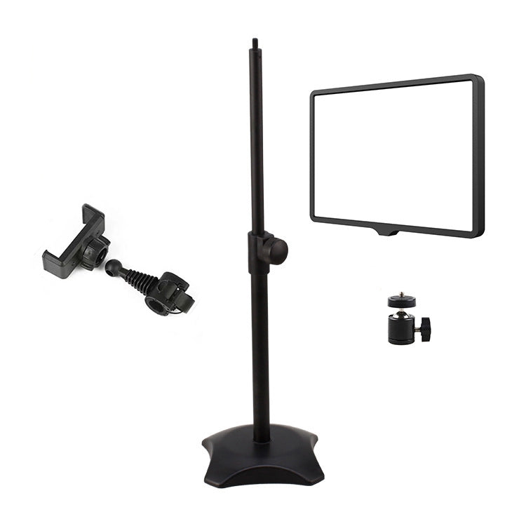 10 Inch 3000-6500K Three-color Temperature Photography Flat-panel Live Fill Light,Spec: 42cm Bracket - Selfie Light by buy2fix | Online Shopping UK | buy2fix