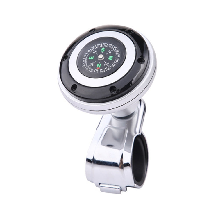 Car Steering Wheel Booster Ball Assist With Compass(A Model Black) - Steering Wheel Accessories by buy2fix | Online Shopping UK | buy2fix