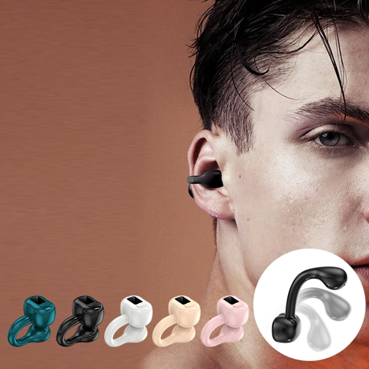 M10 IPX5 Waterproof Ear Clip Bluetooth Earphones, Style: Doble Pink by buy2fix