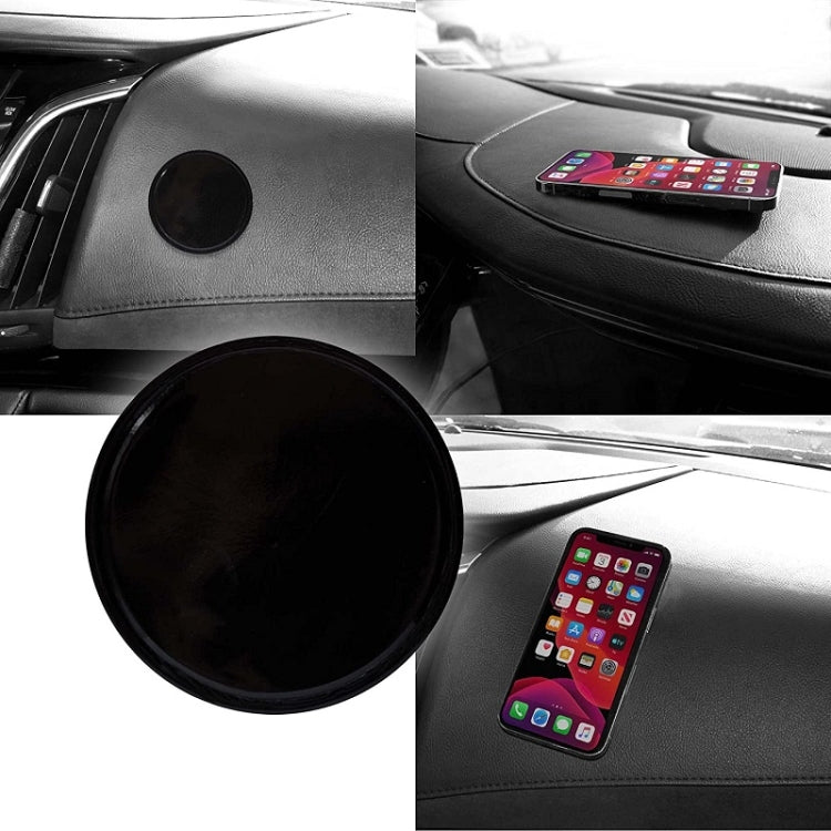 10pcs 5cm Vehicle Round Strong Sticky Non-slip PU Mat by buy2fix