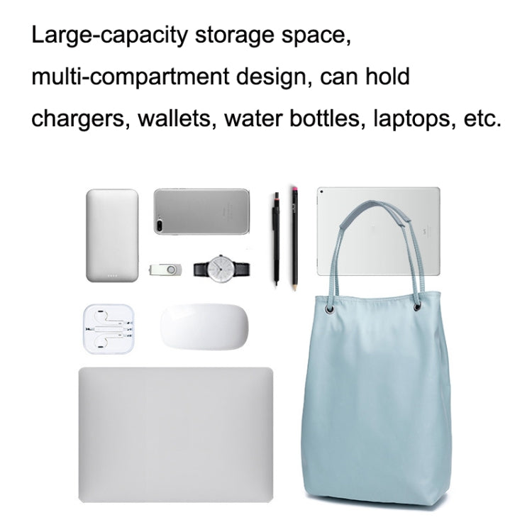 For Apple Macbook Shoulder / Handheld / Messenger Computer Bag, Size: Small(Lake Blue) - by buy2fix | Online Shopping UK | buy2fix