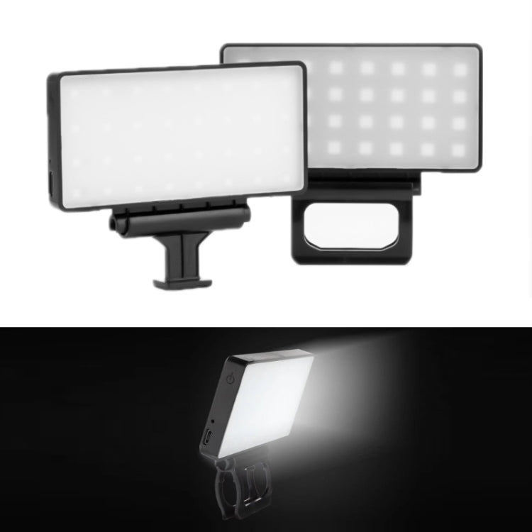 Outdoor Live Photography Multi-angle Brightness Adjustment Mobile Phone Fill Light, Specification: Monochrome White Light - Selfie Light by buy2fix | Online Shopping UK | buy2fix