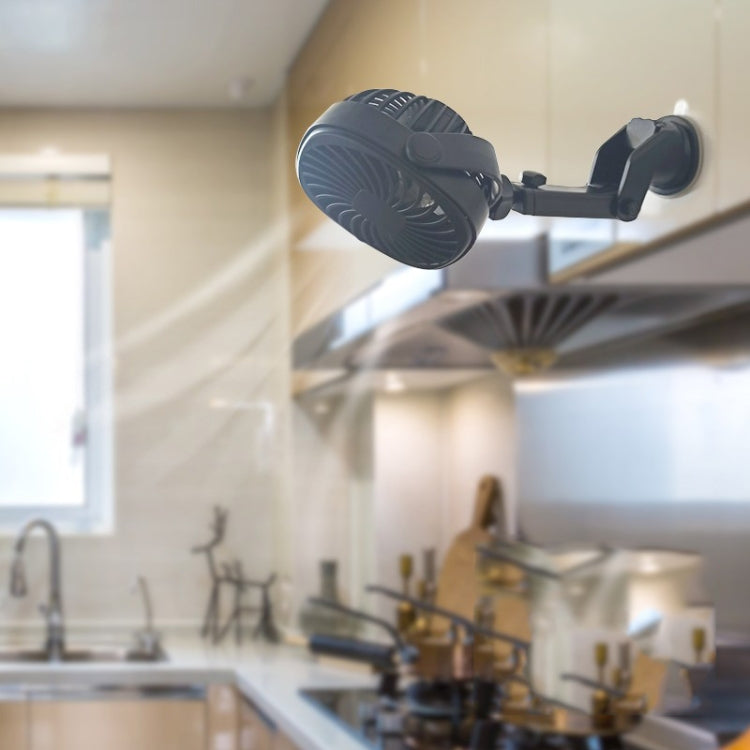 Car Suction Cup Fan Desktop Dormitory Office Kitchen Fan(White) - Heating & Fans by buy2fix | Online Shopping UK | buy2fix