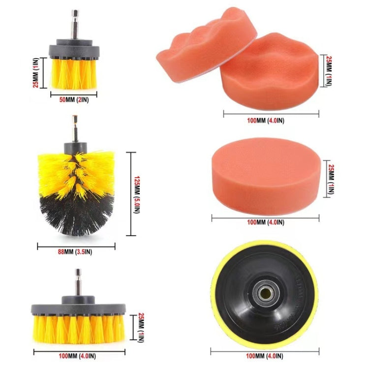 40 in 1 Car Air Conditioner Air Outlet Electric Drill Cleaning Brush - Car washing supplies by buy2fix | Online Shopping UK | buy2fix