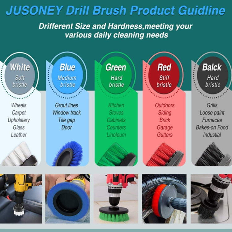 40 in 1 Car Air Conditioner Air Outlet Electric Drill Cleaning Brush - Car washing supplies by buy2fix | Online Shopping UK | buy2fix