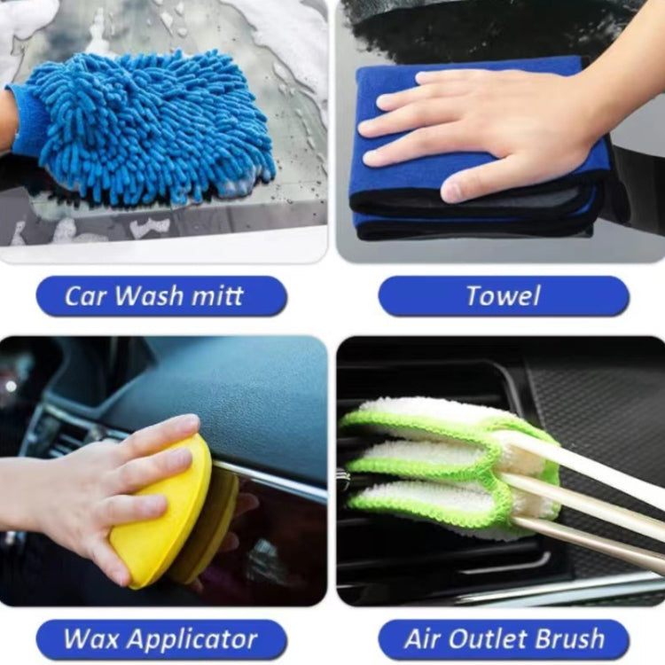40 in 1 Car Air Conditioner Air Outlet Electric Drill Cleaning Brush - Car washing supplies by buy2fix | Online Shopping UK | buy2fix