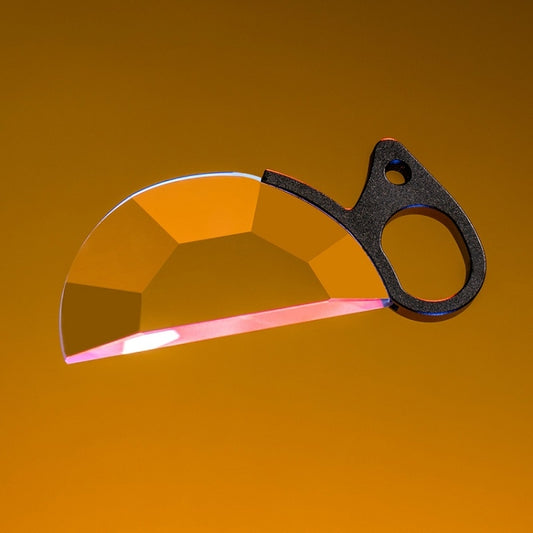 79mm Handheld Semicircle Kaleidoscope Filter Photography Camera Accessories by buy2fix