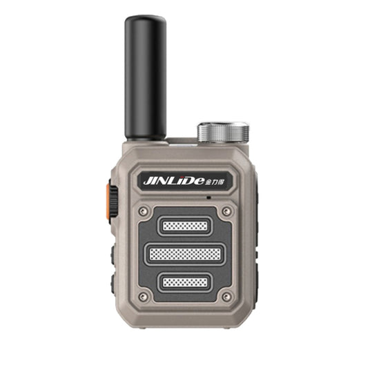 JINLIDE 3-5km 8W 6000mAh Hand-held Walkie Talkie Wireless Copy Frequency Ham Radio, CN Plug(Yellow) - Handheld Walkie Talkie by buy2fix | Online Shopping UK | buy2fix