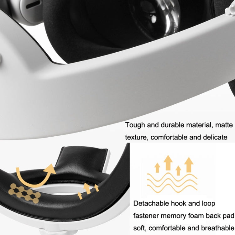 Hifylux Q2-TD79 For Oculus Quest 2 Decompression Comfortable Headband Set VR Glasses Accessories(White) - VR Accessories by buy2fix | Online Shopping UK | buy2fix