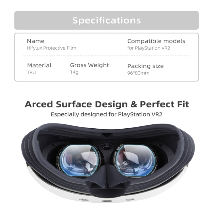 For PlayStation VR2 Hifylux PS-FF29 Lens Protective Film Set HD Scratch-Proof TPU Soft Film(As Show) - VR Accessories by buy2fix | Online Shopping UK | buy2fix