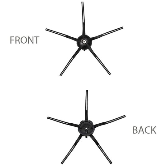 For Roborock S7 / T7S / T7S Plus G10 4pcs Black Side Brush by buy2fix