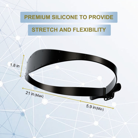 GO042 Adjustable Haircut Trimmer Ruler Neck Hair Trimmer Strap Shaving Styling Template(Red) by buy2fix