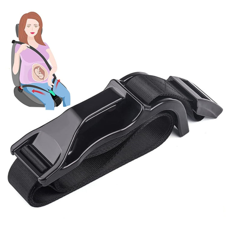 Pregnant Car Seat Belt Anti Stranglehold Belly Protection Fetal Regulator(Black) - Seat Belts & Padding by buy2fix | Online Shopping UK | buy2fix