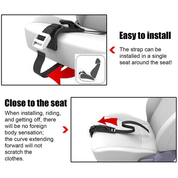 Pregnant Car Seat Belt Anti Stranglehold Belly Protection Fetal Regulator(Black) - Seat Belts & Padding by buy2fix | Online Shopping UK | buy2fix