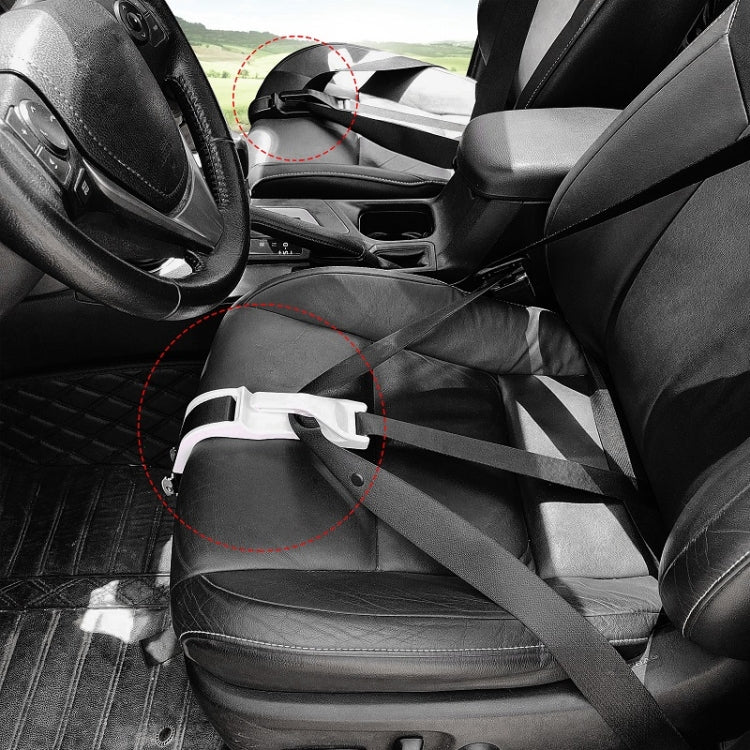 Pregnant Car Seat Belt Anti Stranglehold Belly Protection Fetal Regulator(Black) - Seat Belts & Padding by buy2fix | Online Shopping UK | buy2fix