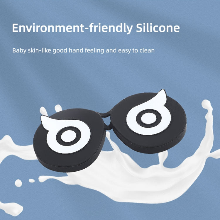For PICO 4 Hifylux PC-ZF23 Owl Lens Protector Dust Scratch VR Glasses Silicone Case(White) - VR Accessories by buy2fix | Online Shopping UK | buy2fix