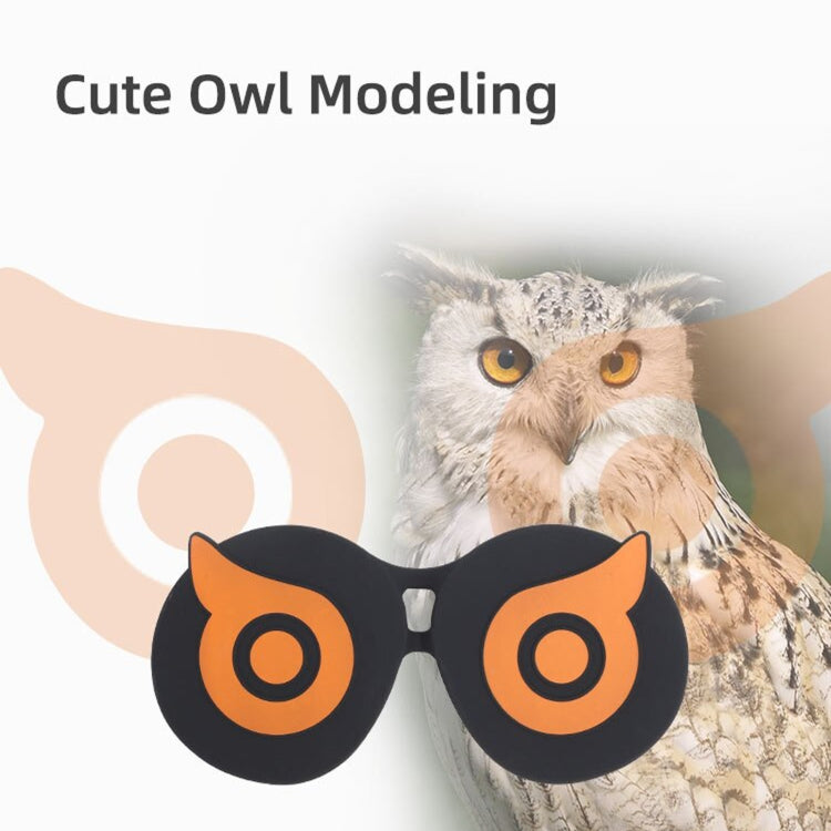 For PICO 4 Hifylux PC-ZF23 Owl Lens Protector Dust Scratch VR Glasses Silicone Case(Orange) - VR Accessories by buy2fix | Online Shopping UK | buy2fix