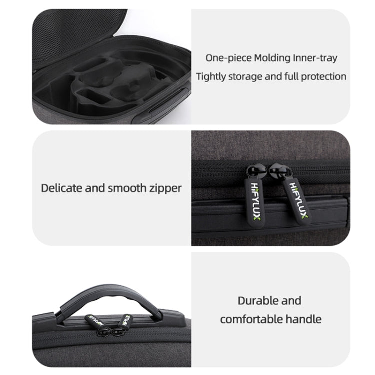 For PICO 4 Hifylux PC-BF16 VR Glasses All-in-one Headwear Protective Storage Bag(Black) - VR Accessories by Hifylux | Online Shopping UK | buy2fix