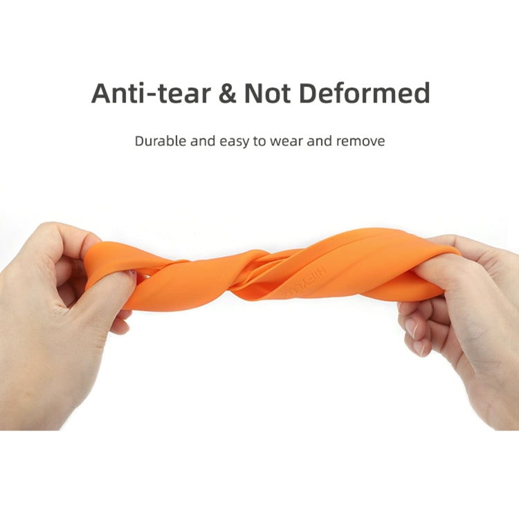 For PICO 4 Hifylux PC-PF26 Silicone Eye Mask VR Glasses Sweat-proof Blackout Case(Orange) - VR Accessories by Hifylux | Online Shopping UK | buy2fix