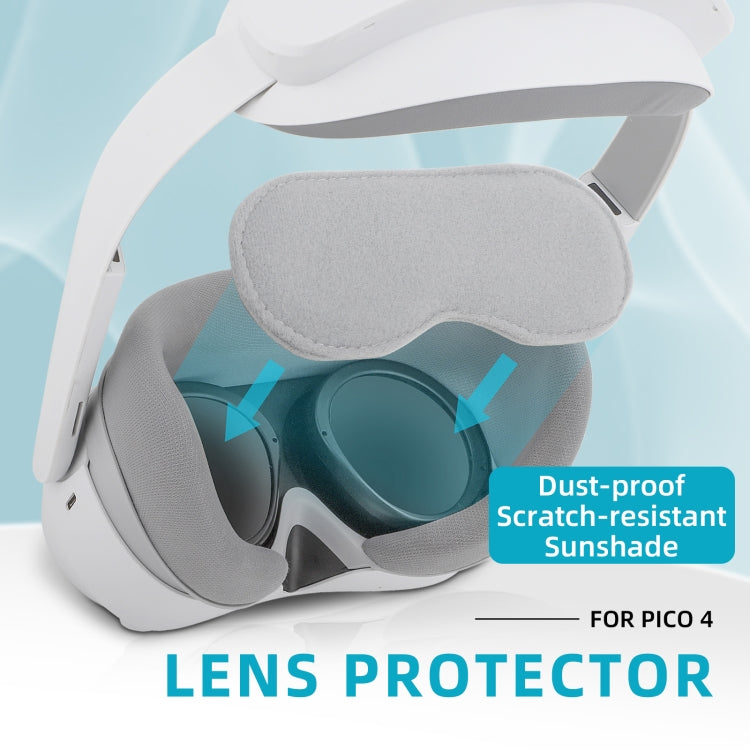 For PICO 4 Hifylux PC-ZF17 Lens Protector VR Glasses Dust-proof Sponge Pad(Light Grey) - VR Accessories by Hifylux | Online Shopping UK | buy2fix