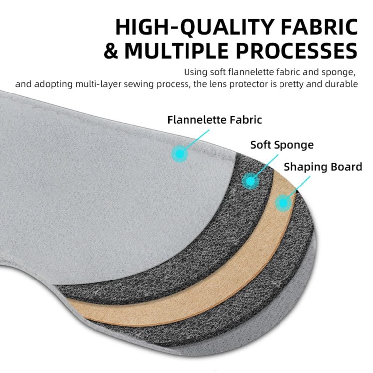 For PICO 4 Hifylux PC-ZF17 Lens Protector VR Glasses Dust-proof Sponge Pad(Light Grey) - VR Accessories by Hifylux | Online Shopping UK | buy2fix