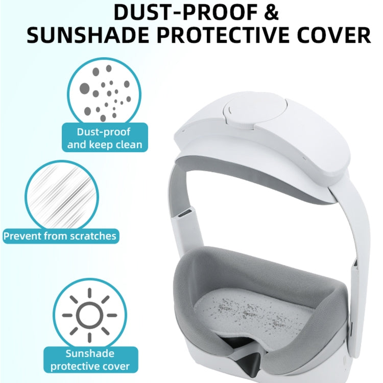 For PICO 4 Hifylux PC-ZF17 Lens Protector VR Glasses Dust-proof Sponge Pad(Light Grey) - VR Accessories by Hifylux | Online Shopping UK | buy2fix