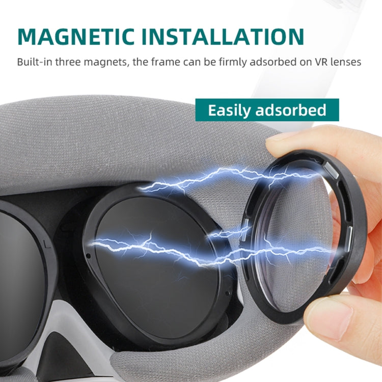 For PICO 4 Hifylux PC-QF25 1pair Magnetic Myopia Glasses Box Non-spherical Resin VR Glasses Accessories(500 Degrees) - VR Accessories by Hifylux | Online Shopping UK | buy2fix