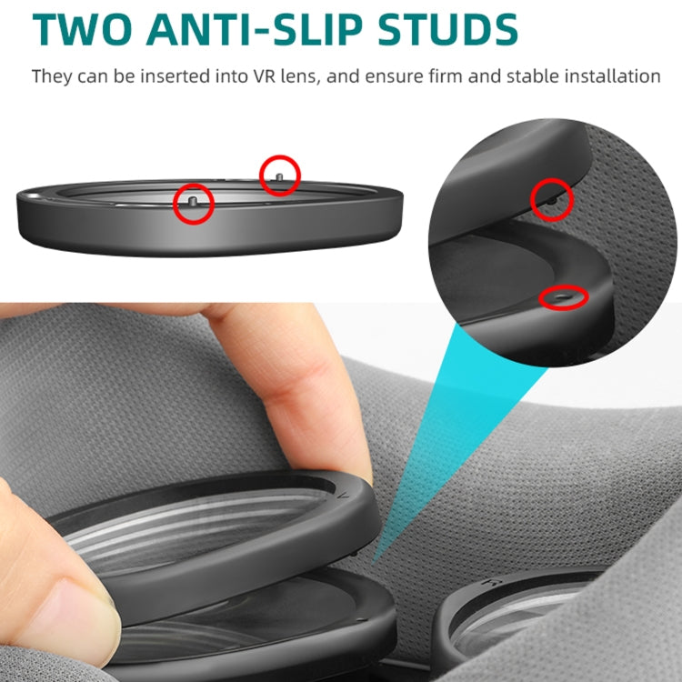 For PICO 4 Hifylux PC-QF25 1pair Magnetic Myopia Glasses Box Non-spherical Resin VR Glasses Accessories(500 Degrees) - VR Accessories by Hifylux | Online Shopping UK | buy2fix