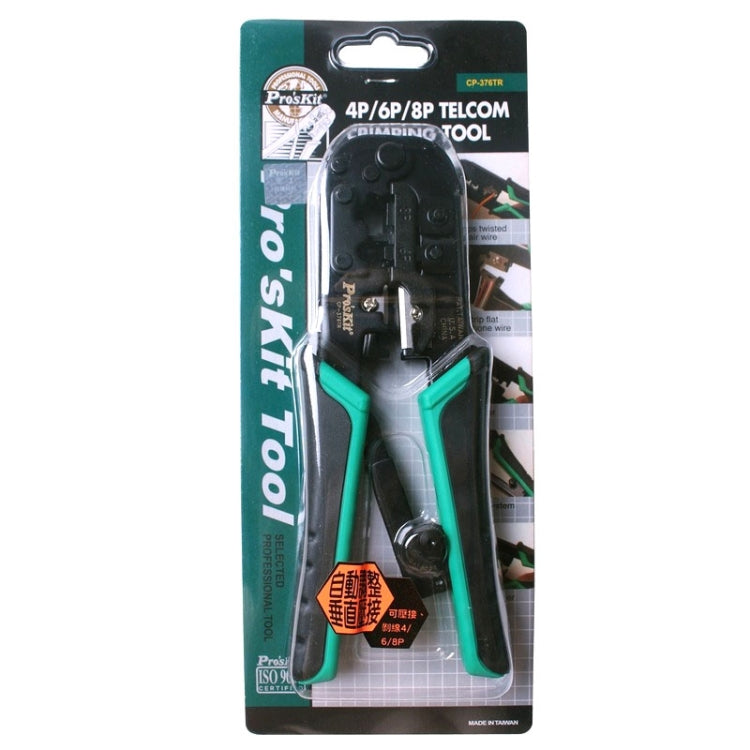 ProsKit CP-376TR 4P/6P/8P Three-Use Network Crimping Pliers by ProsKit