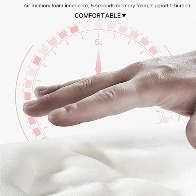 SR-21 Car Lumbar Cushion Headrest Seat Memory Foam Accessories, Style: Ordinary Lumbar Support (Black) - Seat Accessories by buy2fix | Online Shopping UK | buy2fix