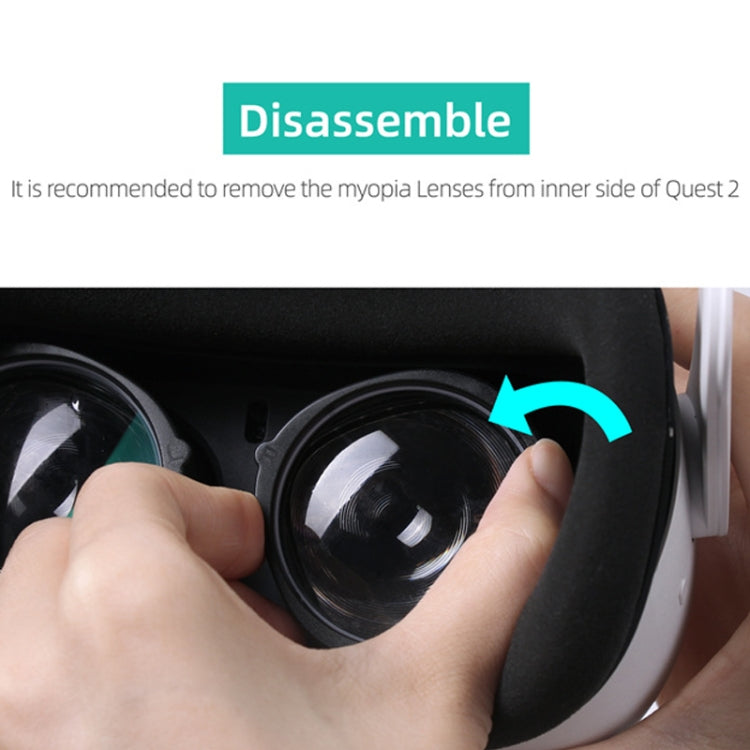 For Oculus Quest 2 Hifylux Q2-QF11 1pair Myopia Lens Frame Aspheric Resin VR Glasses Accessories(300 Degrees) - VR Accessories by Hifylux | Online Shopping UK | buy2fix