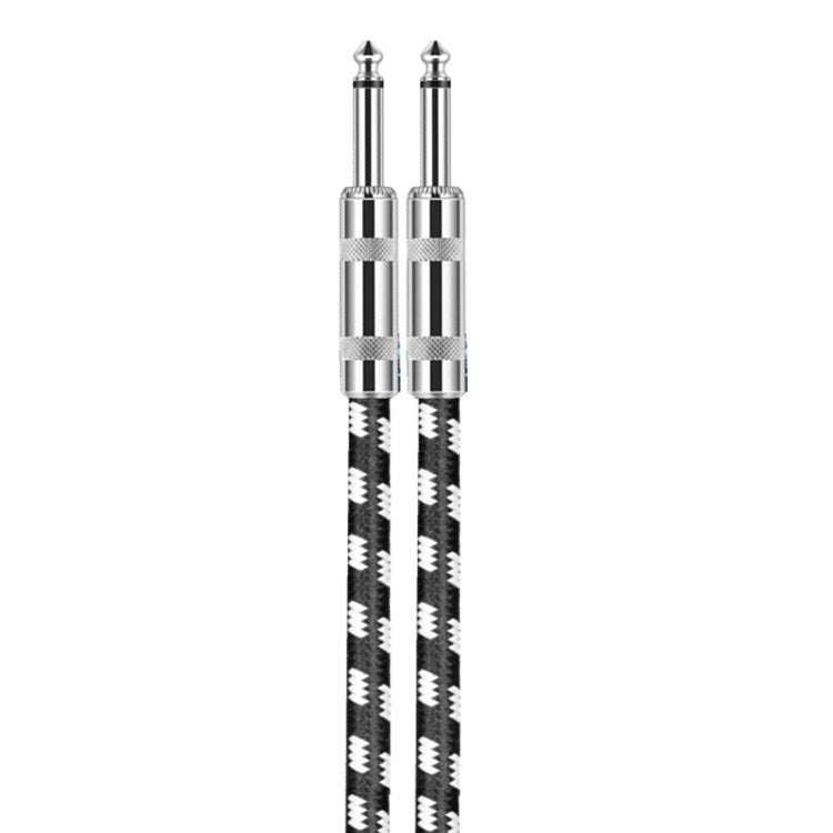 0.3m 2 Straight Head 6.35mm Guitar Cable Oxygen-Free Copper Core TS Large Two-core Cable - Microphone Audio Cable & Connector by buy2fix | Online Shopping UK | buy2fix