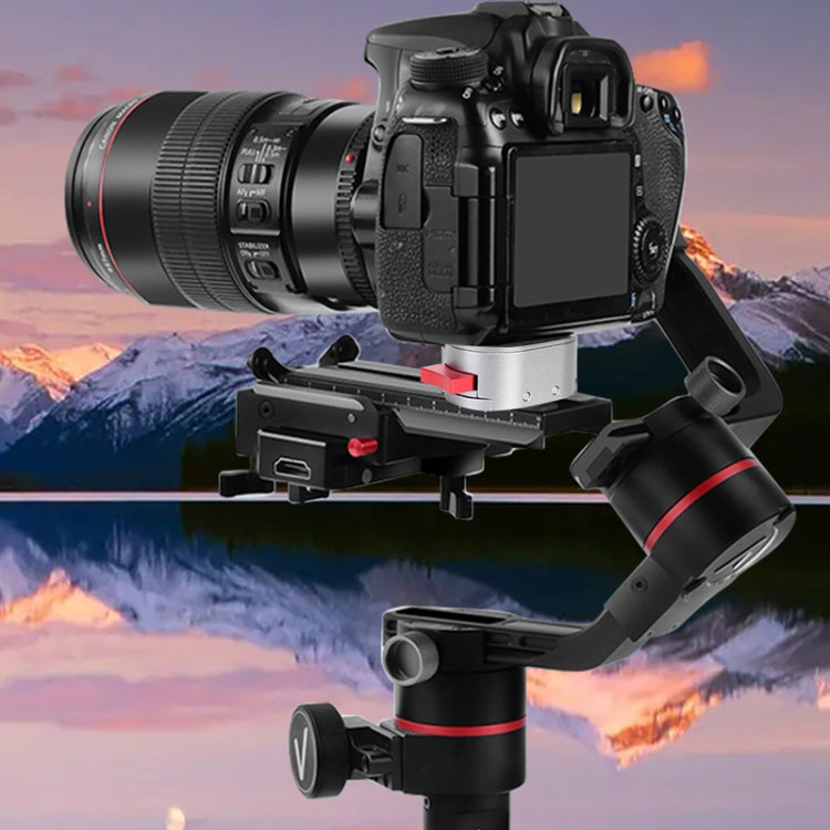 Z056 Mini Gimbal Quick Release Plate Clamp for DSLR Camera Camcorder Tripod Monopod by buy2fix