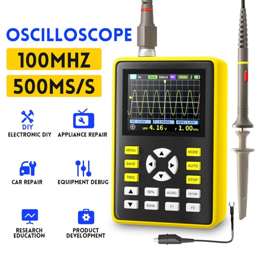 FNIRSI 2.4 Inch IPS Screen 100MHz Digital Oscilloscope(5012H) by FNIRSI