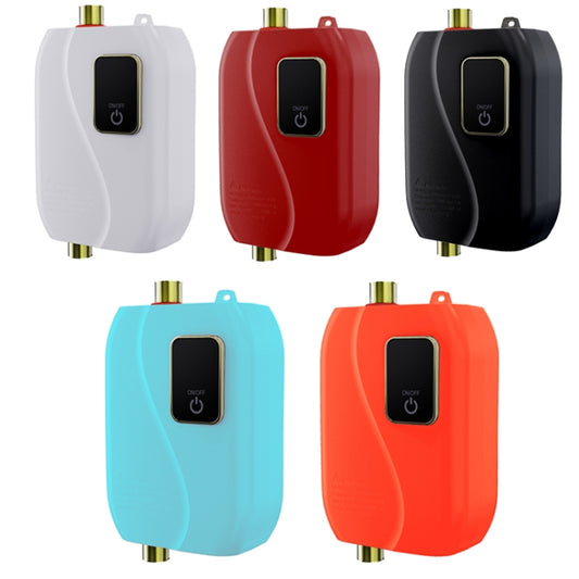 Instant Water Heater Mini Kitchen Quick Heater Household Hand Washing Water Heater UK Plug(Brick Red) by buy2fix